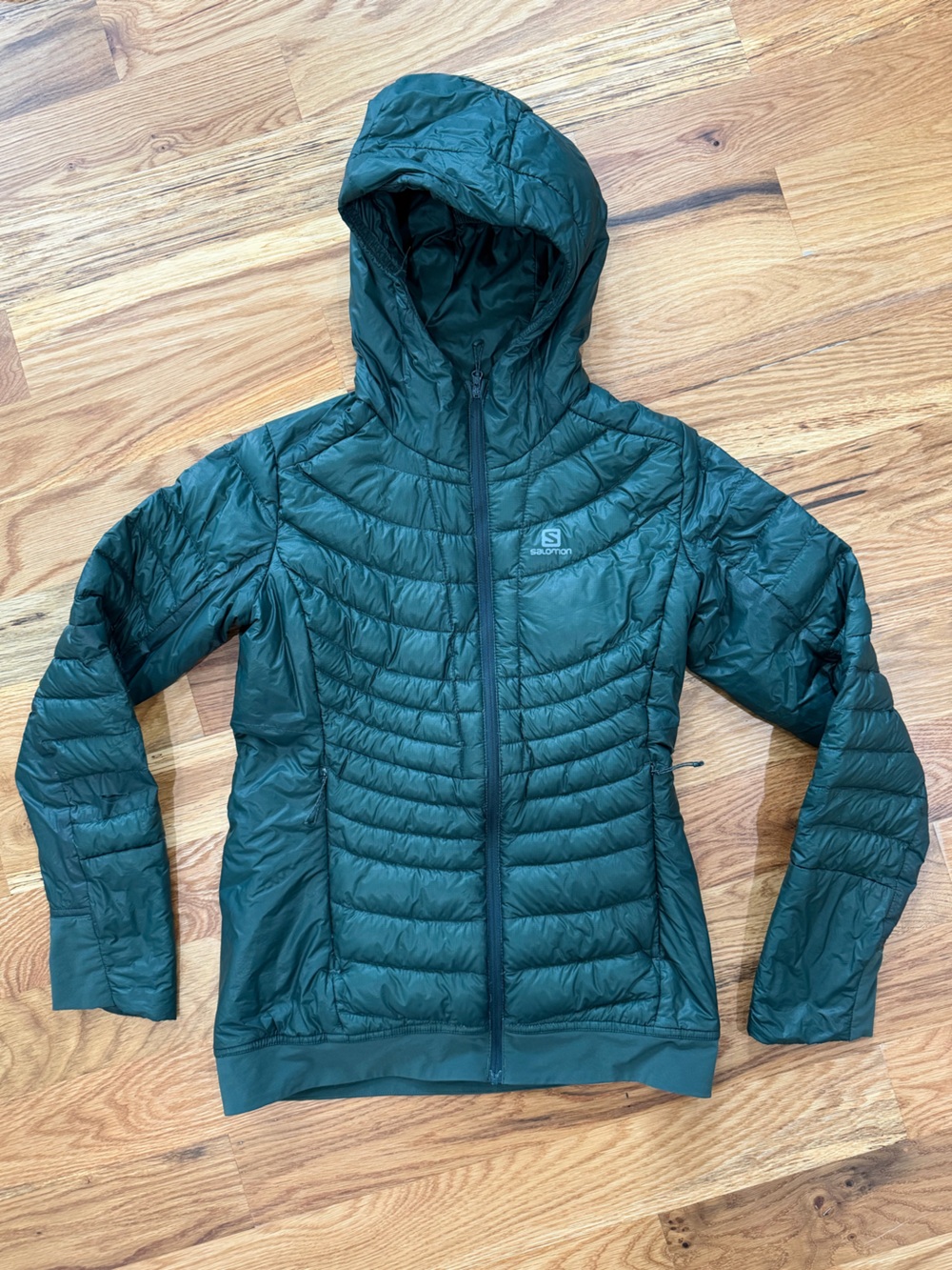 Salomon Outspeed Hooded Down Insulated Jacket - Gables Green